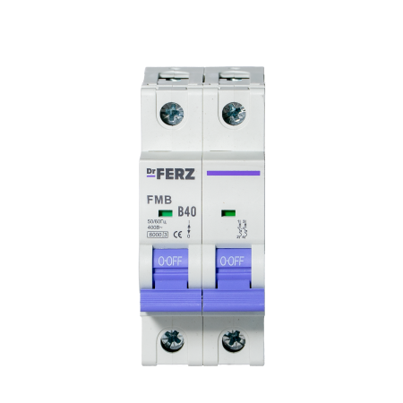 FMB-B 6kA 2P 40 х-ка B Автоматический выключатель